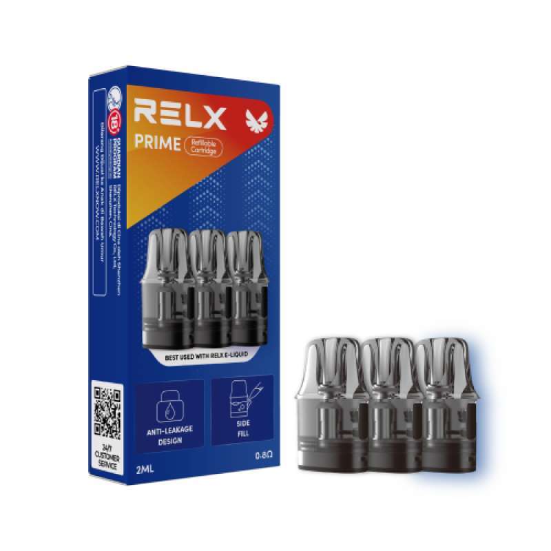 relx relx prime refillable cartridge isi 3 0